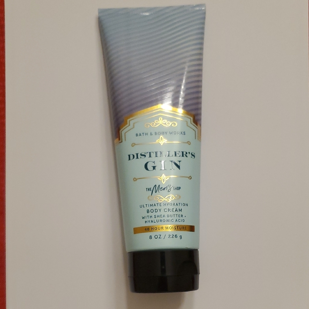 Bath & Body Works Men's Distiller's Gin Body Cream 8 Oz